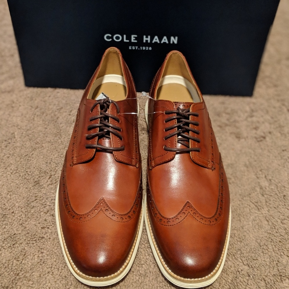 Cole Haan Woodbury-ivory dress shoes